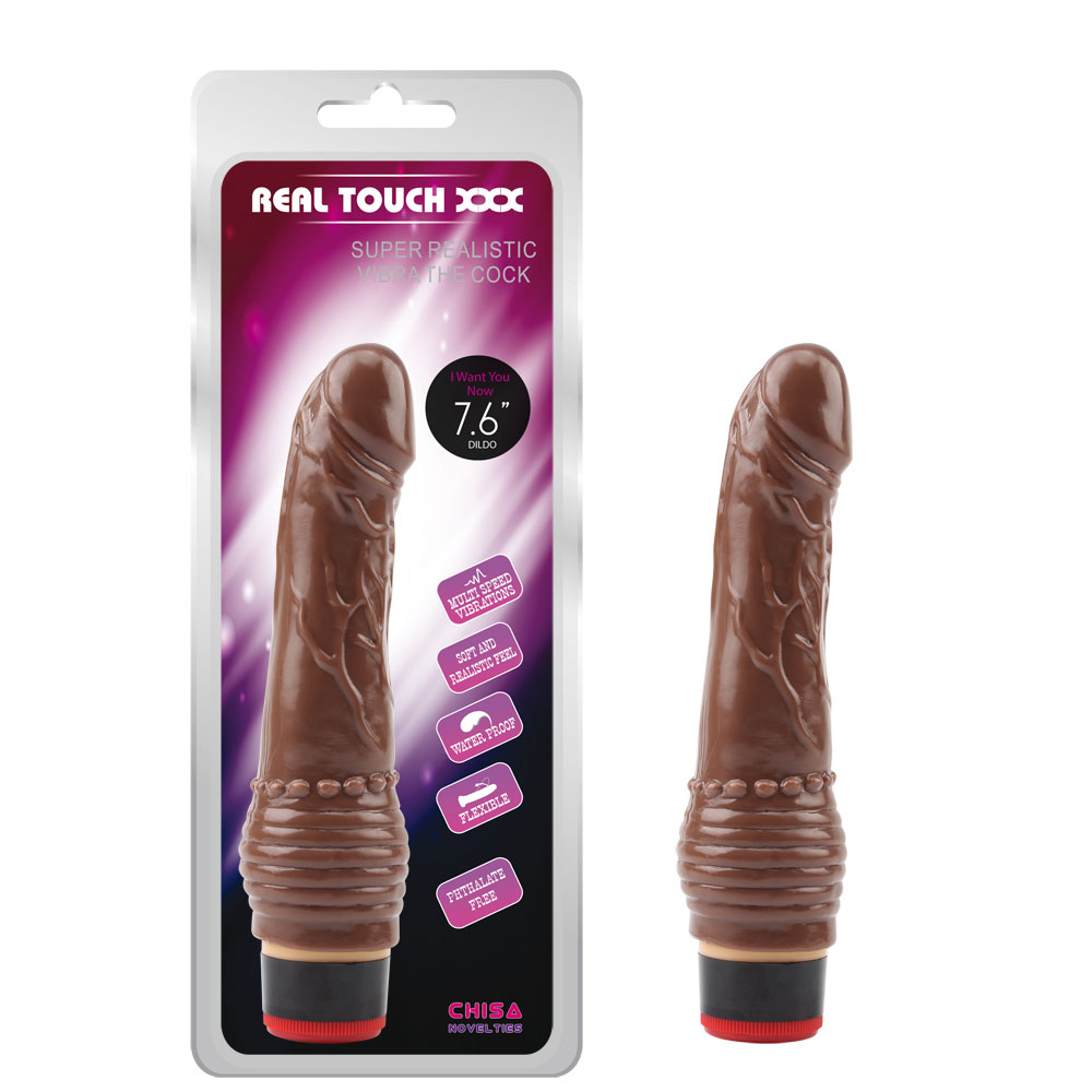 7,6 ”Vibe Cock-Brown